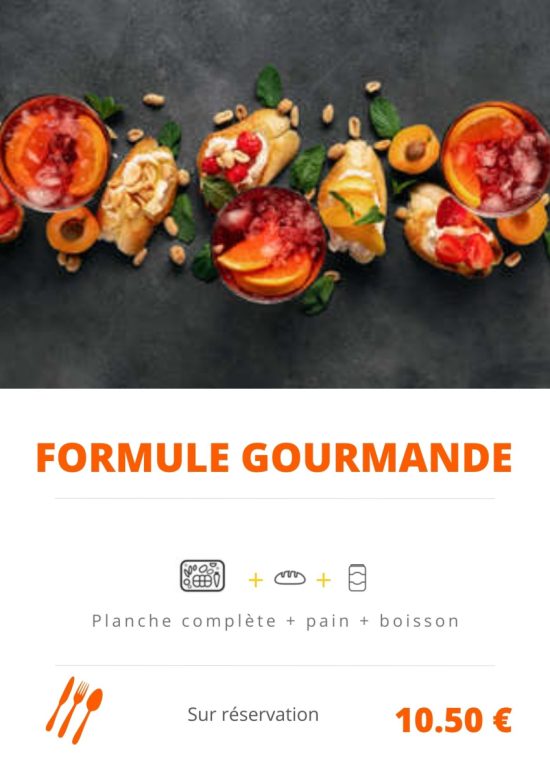 formule gourmande