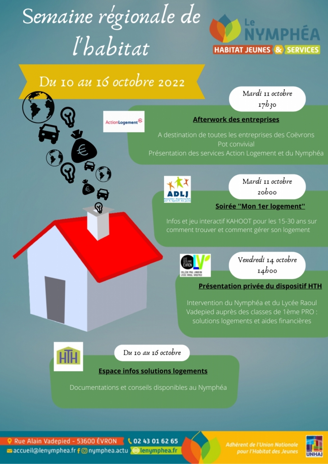 Affiche Nymph&eacute;a semaine Habitat