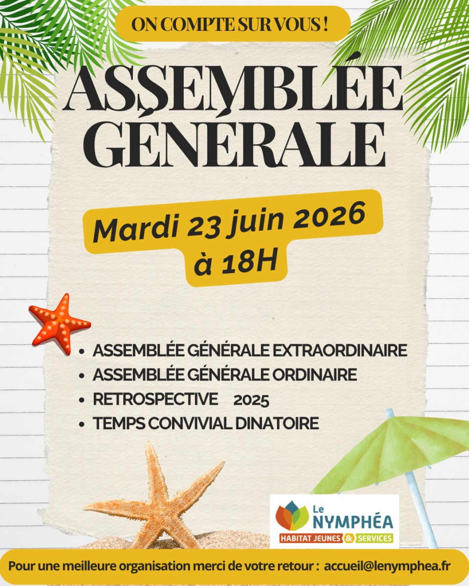 Assembl&eacute;e G&eacute;n&eacute;rale 2026
