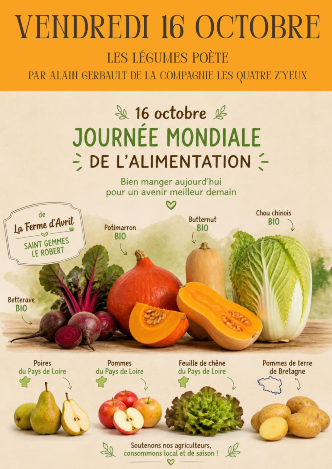 Journ&eacute;e Mondial de l'alimentation au Nymph&eacute;a